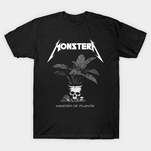 Monstera Plant Master Of Plants Plant T-Shirt by keng-dela